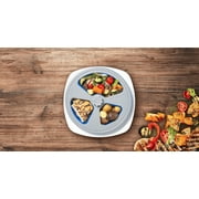 Portions Master Adjustable Portion Control Plate for Weight Loss, Diet & Food Management – Meal Prep & Portion Guide Tool for Healthy Eating – BPA-Free, Reusable (2 Pack)