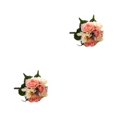 thumbnail image 2 of Billuyoard Ramo de flores artificiales, cabezas de hortensia falsas, rosas realistas, fiesta, hogar, autoensamblaje, , exhibición de boda Type6 NO6, 2 of 6