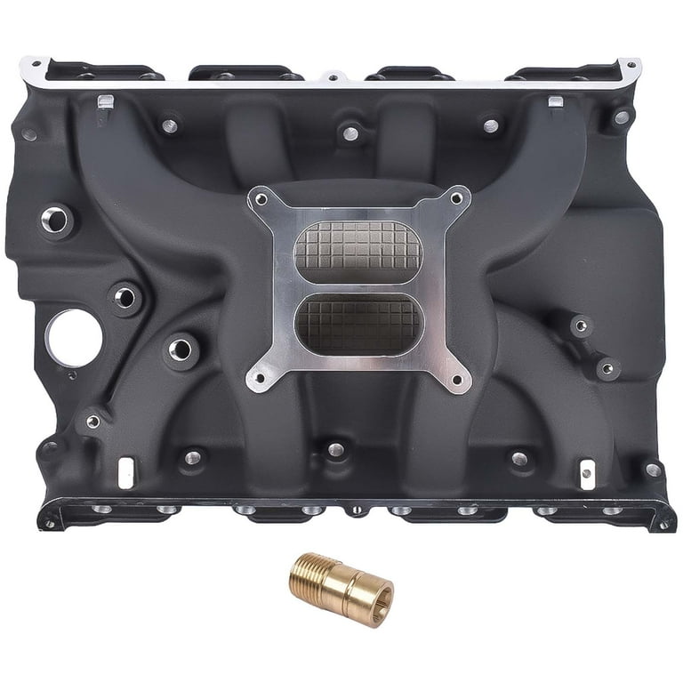Aluminum Dual Plane Intake Manifold For Ford FE Engines (352-428ci) - Performer RPM Style, Square Bore Flange