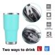 thumbnail image 3 of Vaso Térmico Portátil De Acero Inoxidable 30oz Con Calor/frí Color Celeste, 3 of 8