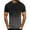 Black-1, variant on Mens Short Sleeve Shirts Casual Gradient Color Loose Pullover Graphic Tee Shirts Summer Fashion Athletic Tops