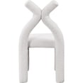 thumbnail image 3 of Pemberly Row Contemporary Cream Boucle Fabric Accent/Dining Chair, 3 of 9