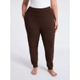 thumbnail image 2 of Joyspun Women's Sleepwear Cozy Knit Joggers, 29'' Inseam, Sizes XS-3X, 2 of 6