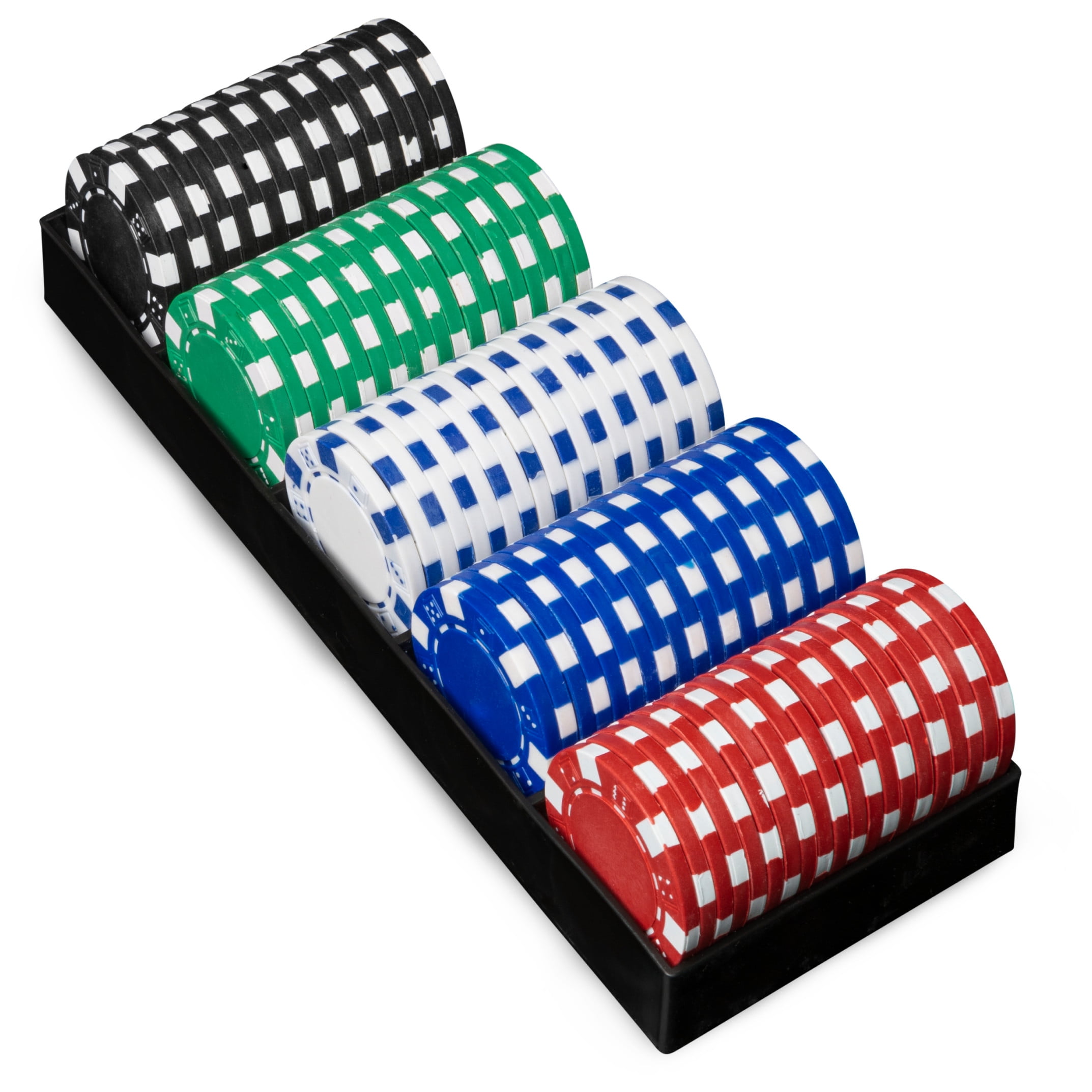Spin Master Games, 100-Piece Poker Chip Set, Ages 10 and up
