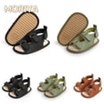 thumbnail image 2 of Nuevo Lona PU Bebé Antideslizante Sandalias Niños Verano Niño Moda Zapatillas De Deporte Zapatos De 0-18 Meses, 2 of 4