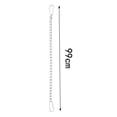 thumbnail image 5 of Cadena de silla colgante profesion con mosquetones, kits de suspensión de material acero inoxidable resistentes para interiores y exteriores fuertes y re Cromado 99, 5 of 5