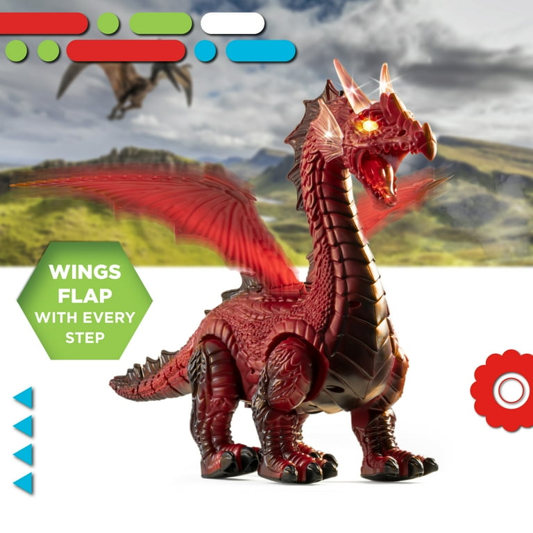 Smoke breathing cheap dragon toy