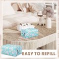 thumbnail image 4 of Tissue Box Cover, PVC Leather Rectangular Tissue Case for Vanity Countertop, Livingroom, 17 *11*8cmgreen, 4 of 4