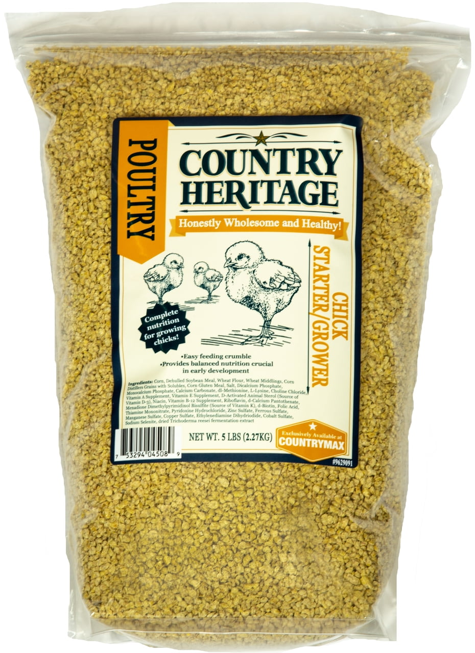 Country Heritage Chick Startergrower Crumbled Feed 5 Bag