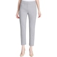 thumbnail image 1 of Pantalones de vestir Calvin Klein de piel sintética para mujer gris 10, 1 of 1