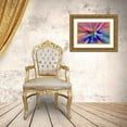 thumbnail image 3 of Needle, Charles 18x13 Gold Ornate Wood Framed with Double Matting Museum Art Print Titled - Abstract Zoom abstract of pansy flowers, 3 of 4