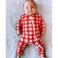 thumbnail image 2 of Douhoow Infant Christmas Jumpsuit Unisex Baby Long Sleeve Zipper Ribbed Romper, 2 of 10
