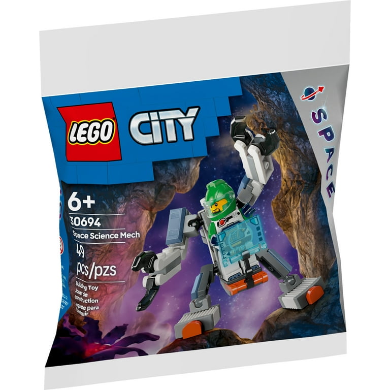 ちゅう⭐︎ LEGO City Space Science Mech Building Toy, Includes Astronaut