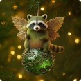 thumbnail image 4 of Adornos para el árbol de Navidad | Bolas decorativas con motivos de animales | Decoración navideña en 2D para el árbol | Decoraciones festivas para el hogar, 4 of 7