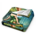 thumbnail image 2 of Tinker Bell and the Legend of the NeverBeast Fleece Throw Blanket, Super Soft Cozy Warm Flannel Blanket for Bed Sofa Couch Camping Travel, All Seasons Fuzzy Plush Blankets for Kids Adults Fans, 2 of 7