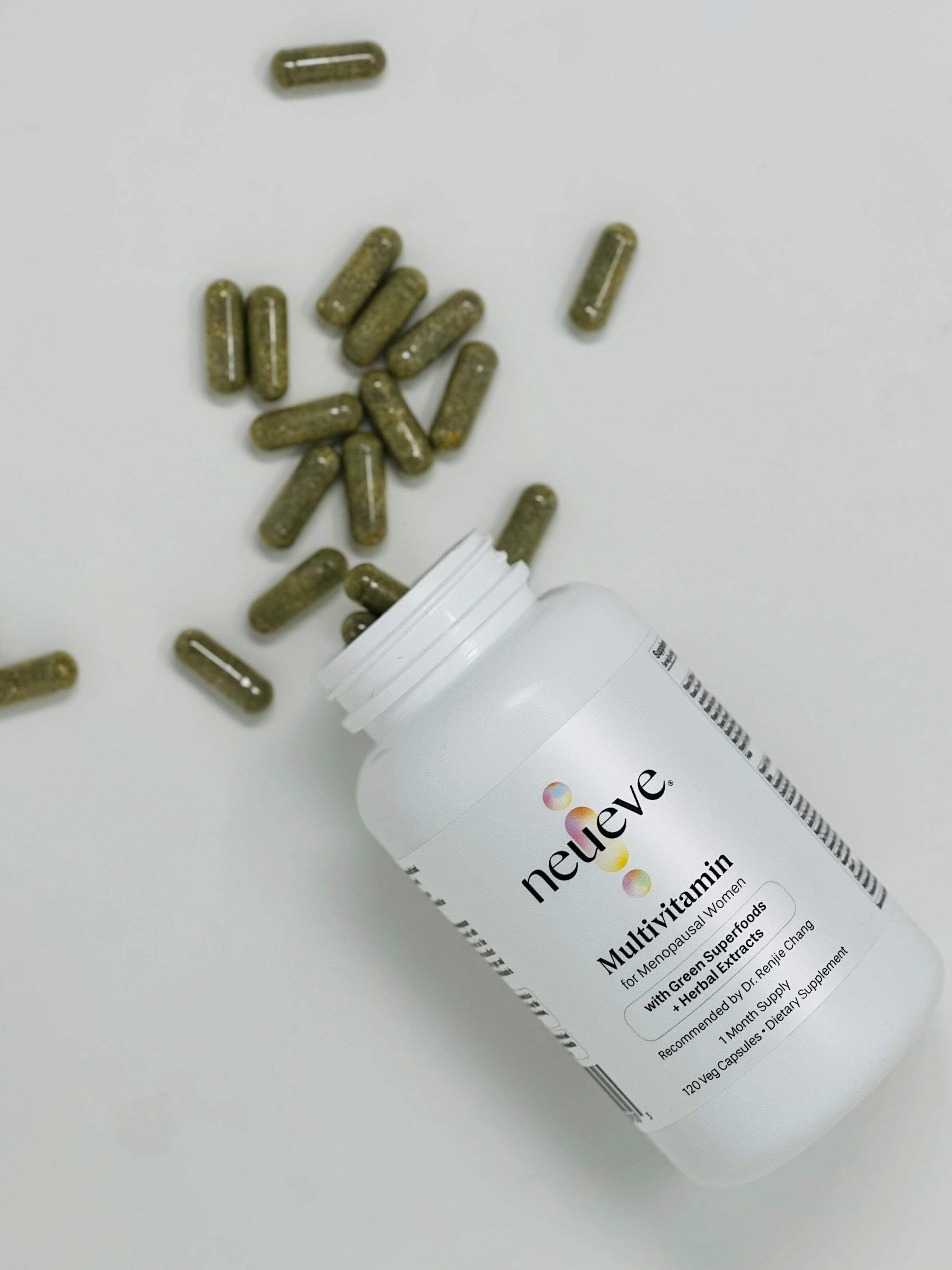 NeuEve Multivitamin for Menopausal Women with Green Superfoods & Herbal Extracts, 120 Capsules