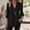 Black women fall winter tops a1, variant on thefmos Women's Fall Winter 3/4 Sleeve V Neck Tops Dressy Casual Blouses Loose Solid Basic Pullover Trendy Vacation Fashion Clothes, Gray S
