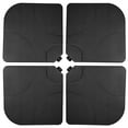 thumbnail image 6 of 4-Piece Universal Standard Cross Base Umbrella Weights, Black, 6 of 7