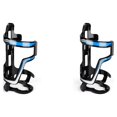 thumbnail image 1 of Greeniant Jaula para botella de agua de bicicleta, portavasos de fijación colorido desmontable portátil, accesorios para ciclismo de Azul negro 2Conjunto, 1 of 6