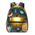 thumbnail image 1 of Fotbe Space Planet Mochila Casual con Estampado para Escuela, Viajes y Actividades al Aire Libre - Duradera, Ligera y Cómoda, 1 of 5