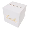 thumbnail image 1 of Caja De Tarjeta Blanca, Caja De Tarjeta Exquisita Plegable Con 10 Tarjetas En Para La Fiesta, 1 of 7