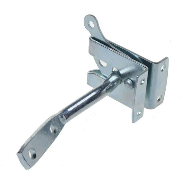 Iron Self Locking Gate Latch with Screws Gravity Hardware Safety Safety