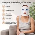 thumbnail image 4 of Mascarilla facial de terapia de luz LED LifePro Red Light 3 colores, 4 of 6