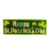16" Lighted Holographic Happy St. Patrick's Day Window Decoration