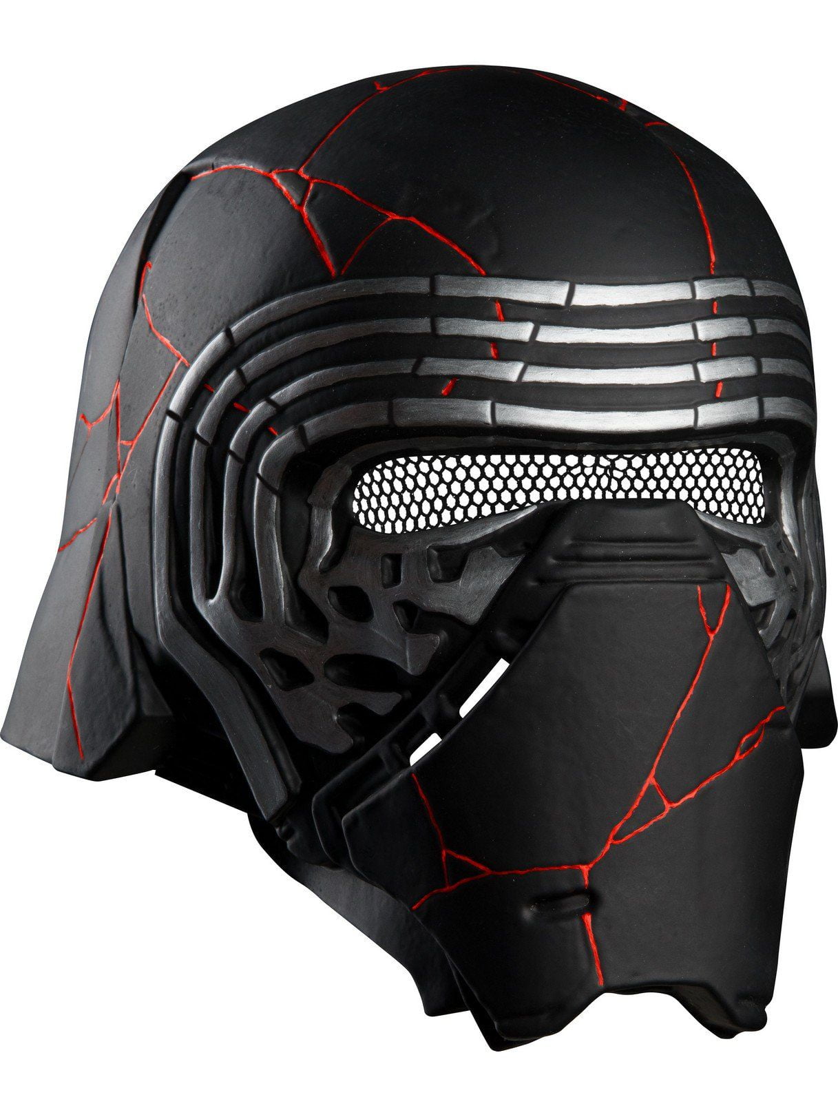 luego Deshabilitar Leyenda Star Wars: Rise of Skywalker Kylo Ren Black Plastic Halloween Costume Mask,  for Adult - Walmart.com