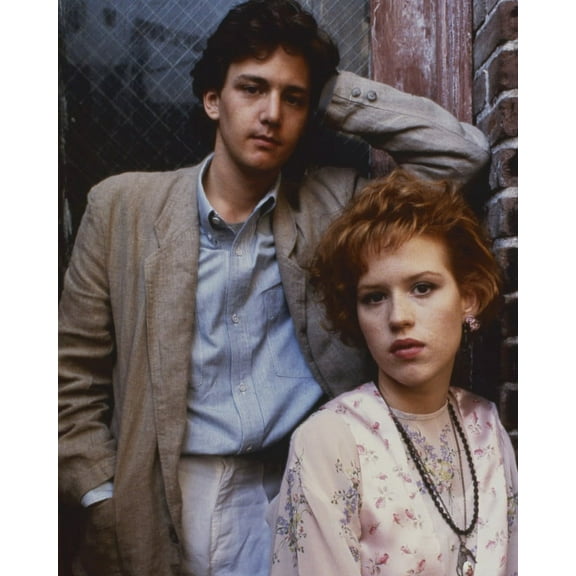 Andrew Mccarthy And Molly Ringwald In Pretty In Pink Classic Portrait 24X36 Classic Hollywood Poster