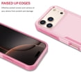 thumbnail image 3 of For iphone 17 Pro Max Case, Ebizware Heavy Duty Rugged Shockproof Phone Case [Military Grade Drop Tested] Dual Layer Full Body Protective Bumper for Apple iphone 17 Pro Max Cover - Rose Gold, 3 of 5