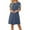 Blue, variant on gakvbuo T-Shirt Dresses For Women Summer Dresses For Women 2024 Vacation Beach Dress Casual Simple T-Shirt Mini Dress Crewneck Short Sleeve Wedding Guest Dresses Club Dresses Sun Dresses Tunic Dress