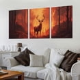 thumbnail image 2 of Shadudu Deer Modern Prints Set of 3 for Living Room Bedroom Office Wall Decor 12x16 Inches Unframed 12"x16"x3pcs, 2 of 6