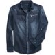 thumbnail image 1 of Camisa vaquera Sean John Botones para Hombre Azul XXL, 1 of 1