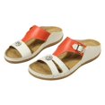 thumbnail image 1 of IUJSOY Comfort Orthotic Walking Sandals for Women Open Toe Slip on Anti-Slip Slides Summer Flats, 1 of 9