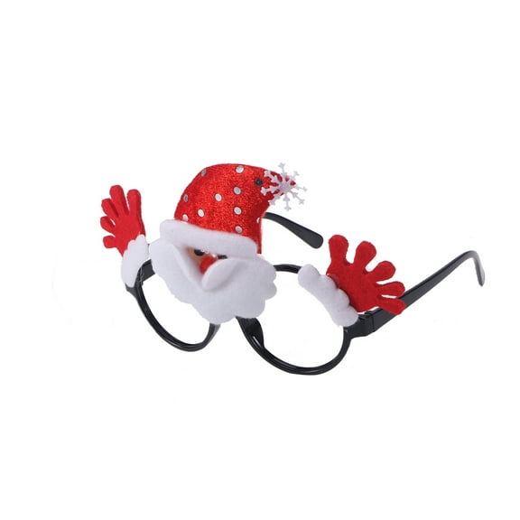 Toddmomy 1Set Festive Glasses Photo Booth Props Eyeglasses for Carnival and New Year's Eve Party in Oval Shape