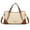 Beige, variant on Wrangler Women's Suede Leather Satchel Handbag, Western Style Top-Handle Shoulder Crossbody Bag with Detachable Strap, Coffee