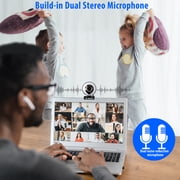 Agape 4K HD Webcam, Web Camera with Built in Mic and Adjustable Ring Light, Autofocus Webcam with Tripod for Live Streaming Gaming Video Calling Conferencing Recording, Noise Reduction