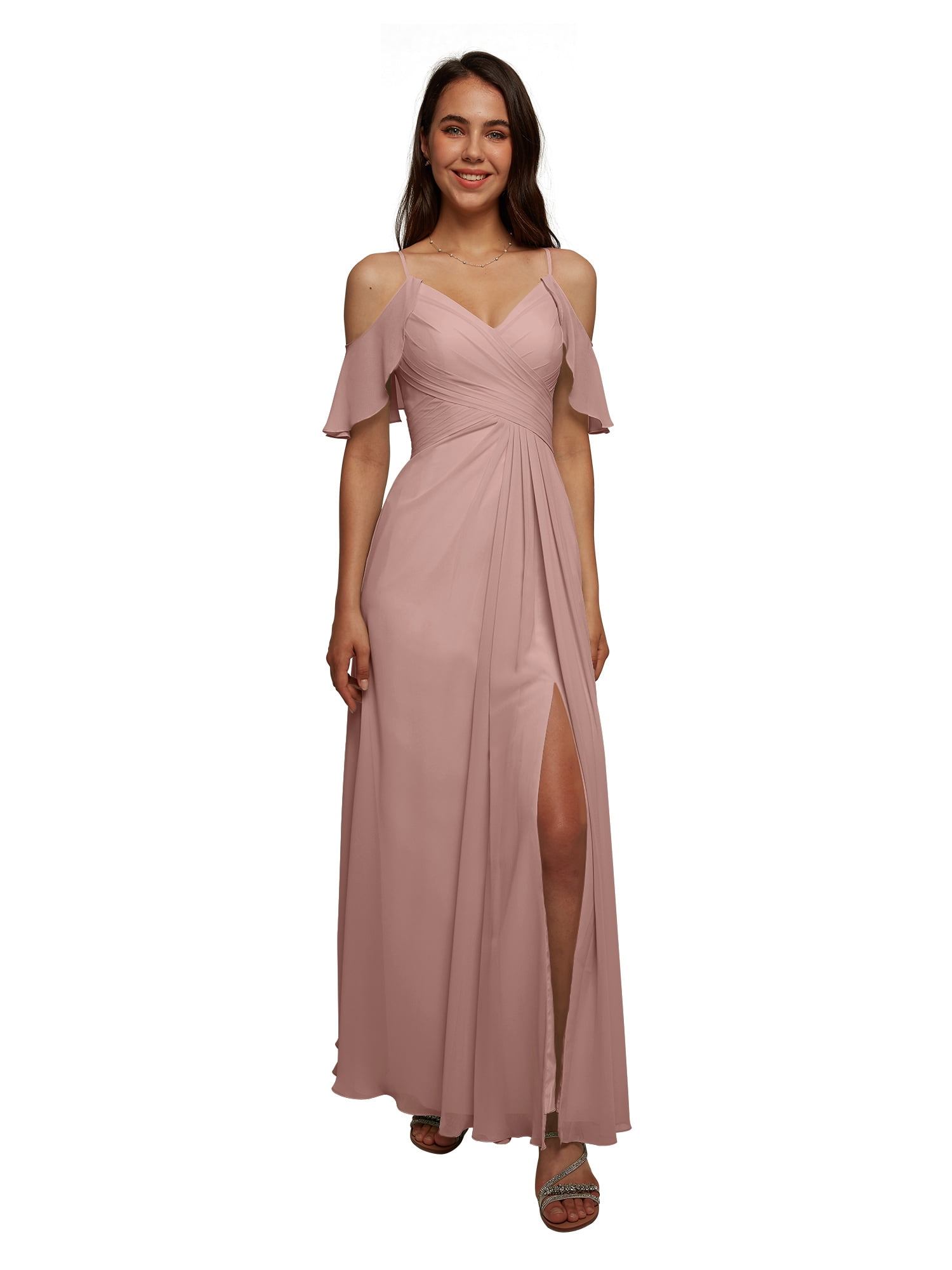 Dusty Rose Bridesmaid Dresses Plus 