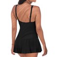 thumbnail image 3 of Cache-maillots pour Femmes Rembourrés Push-Up une-Pièce Robe de Bain, 3 of 3