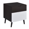 thumbnail image 1 of Urban Designs 4722648 Two, Tone Nightstand, Espresso & White, 1 of 1