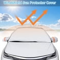 thumbnail image 5 of Cubierta de automóvil para parabrisas delantero de Unique Bargains para SUV pequeño de aluminio de 57.1 pulgadas, 5 of 5