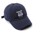 thumbnail image 3 of 1 Uds. Gorra de béisbol con ala curva bordada con letras populares a la moda para exteriores para hombre sombrilla de protección solar gorra de lengua de pato Sincero Electrónica, 3 of 5