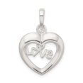 thumbnail image 1 of FB Jewels Sterling Silver Polished Love Heart Pendant, 1 of 3