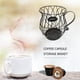 thumbnail image 4 of Ehuebsd Iron Art Cápsula Cesta Almacenamiento Cafe Fruit Coffee Pod Holder (Negro), 4 of 6