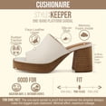 thumbnail image 2 of Cushionaire Women's Keeper soft one band Heel Sandal +Memory Foam, Wide Widths Available, 2 of 15