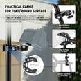 thumbnail image 2 of Neewer ST87 Super Clamp with Ballhead, Cold Shoe, Phone/Action Mount for Flat/Round Surfaces, Fits GoPro/DJI/iPhone 15 Pro Max, 2 of 8