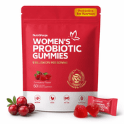Vaginal Probiotic Gummies for Women pH Balance with Prebiotics & Lactobacillus – Vaginal Health Supplement – Promote Healthy Vaginal Odor & Flora, 60 Count