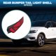 thumbnail image 2 of 1 pc Carcasa de luz trasera izquierda del parachoques para Volvo XC60 2008-2013 No.30763322 ABS Rojo Gris, 2 of 6