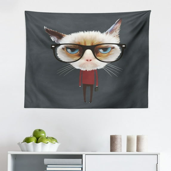 Outer Space Tapestry, Solar System 8 Planets Universe Elements Sun Earth Mars and Uranus, Fabric Wall Hanging Decor for Bedroom Living Room Dorm, 2 Sizes, Multicolor, by Ambesonne